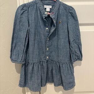 Ralph Lauren Girl 24mo Chambray Dress